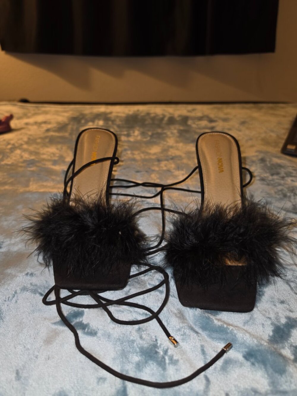 As If Square Toe Wedges - Black - Picture 6 of 8